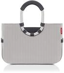 reisenthel loopshopper M herringbone grey &ndash; Stabile Tasche mit praktischen F&auml;chern
