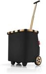 reisenthel carrycruiser Light Gold/Black &ndash; Tragbarer Einkaufstrolley mit stabilem
