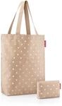 reisenthel CityShopper Set metallic dots coffee &ndash; Unsere Cityshopper-Tasche und das