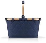 reisenthel carrybag XS Frame Rhombus Midnight Gold &ndash; Kleiner Stabiler Korb im XS