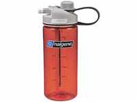 Nalgene 'Multi Drink', Trinkflasche, BPA-frei (Rot, mit Namensgravur, 0,6 l)