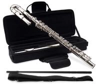Classic Cantabile FL-100J Querfl&ouml;te (Tolles Einsteigerinstrument, ein gebogenes, ein