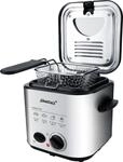 Steba DF 95 Edelstahl Mini-Fritteuse mit Fondue-Set 2in1 - Geruchsfilter - 1,2 Liter