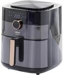 Arzum 6L Hei&szlig;luftfritteuse Schwarz, 8 voreingestellte Kochprogramme Airfryer