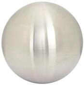 Dehner Edelstahlkugel geb&uuml;rstet, &Oslash; 25 cm, silber