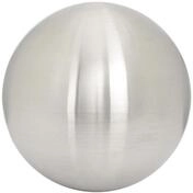 Dehner Edelstahlkugel geb&uuml;rstet, &Oslash; 15 cm, silber