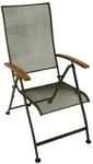 DEGAMO Klappsessel Gartensessel CHIASSO Hochlehner, Metall und Streckmetall...
