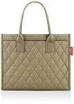 reisenthel daily shopper rhombus olive &ndash; Moderner, geradliniger Shopper f&uuml;r jeden
