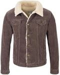 Rock Creek Herren Cordjacke Winterjacke Teddyfutter Jeansjacke Herrenjacke Herren
