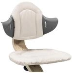 Stokke Nomi Kissen, Grey Sand, Kompatibel mit dem Nomi Hochstuhl | Nomi Sitzkissen