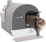 PawHut Katzentoilette mit Deckel, Katzenklo inkl. Schaufel und Streu-Matte, PawHut Katzentoilette mit Deckel, Katzenklo inkl. Schaufel und Streu-Matte,