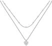 CHRIST Damen-Kette 925er Silber, recycelt Zirkonia One Size, Silber 89085667