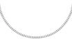 CHRIST Damen-Kette 925er Silber, recycelt Zirkonia One Size 89085993