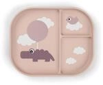 Done by Deer Foodie Kinderteller mit Unterteilung - Kinder & Baby Teller Rutschfest -