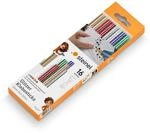 Steinel Niedrigtemperratur Klebesticks Glitzer, bunte 85&deg; Hei&szlig;klebesticks 7 mm, 16
