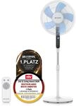 Brandson - DC Standventilator energiesparend ECO - Fernbedienung - Brushless Silent