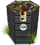 GARANTIA AIR-King Steckkomposter 1100 Liter Schwarz - Schnellkomposter f&uuml;r...