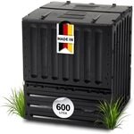 GARANTIA ECO-King Komposter 600 Liter schwarz zum bequemen Bef&uuml;llen