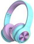 Kinderkopfh&ouml;rer Bluetooth, PowerLocus Kinder Kopfh&ouml;rer Kabellos mit LED-Leuchten