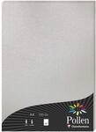 Clairefontaine 4199C Packung mit 50 Blatt Pollen, DIN A4, 210 x 297 mm, 120g, Silber
