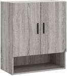 vidaXL Wandschrank, H&auml;ngeschrank mit viel Stauraum, Wandmontage Badschrank