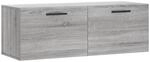 vidaXL Wandschrank Grau Sonoma 100x36,5x35 cm Holzwerkstoff