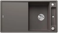 BLANCO AXIA III 5 S | Granitsp&uuml;le aus SILGRANIT vulkangrau | Einbauart: Einbau von