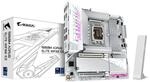 GIGABYTE B860M AORUS Elite WF6E Ice Mainboard - Intel Core Ultra CPUs, 12+1+2+1