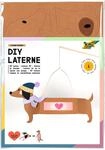 folia 94203 - Laternen Bastelset AUTUMN FRIENDS, ca. 10 x 23 x 33 cm - Bastelmaterial
