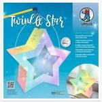 Ursus 18770004 - Twinkle Star, Feenstaub, ca. 19,3 x 18,3 x 8 cm, 1 Laternen Rohling