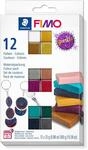 STAEDTLER Sparkle Colours Set FIMO, ofenh&auml;rtende Modelliermasse in funkelnden
