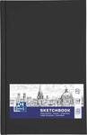 Oxford SKIZZENBUCH A5 Hardcover Fallgebunden Gen&auml;ht 96 Blatt 100g Schwarz -...