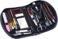 Nagel Elina Manikuerset 18-teilig Etui schwarz 26cm