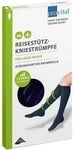 Healthing PROVITAL Reisekniestr&uuml;mpfe Gr.39-42 schwar.Baumw. 2 St