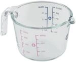 Emsa Prep&Bake Messbecher aus Glas, 1 Liter, 2 Skalen f&uuml;r feste und fl&uuml;ssige