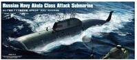 Hobby Boss 83525 Modellbausatz Russian Navy SSN Akula Submarine, marineblau