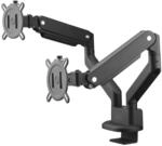 One For All Universal-Doppelmonitorarm f&uuml;r 13-35 Zoll &ndash; VESA 75/100 mm &ndash;
