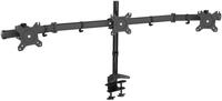 HFTEK - Monitor Tischhalterung f&uuml;r 3 Bildschirme von 15 bis 27 Zoll - Metall -...