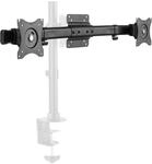 RICOO Monitor Halterung 2 Monitore Adapter schwenkbar neigbar Bildschirmhalterung
