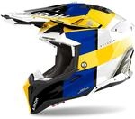 AIROH AVIATOR 3 MONARCH BLUE/YELLOW GLOSS XS