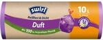 Swirl Lot de 14 sacs poubelle &agrave; p&eacute;dale parfum&eacute;s Vanille Lavande 10 l