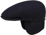 Stetson Kent Wool Flatcap Schieberm&uuml;tze mit Ohrenklappen Made in EU Damen und Herren