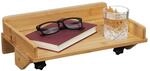 Relaxdays Bettablage, Mini-Nachttisch zum Klemmen, Bett & Hochbett, HBT 11,5 x 36 x