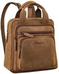 STILORD Maple Kleiner Rucksack Damen Leder Tagesrucksack Mini Rucksack-Tasche Vintage