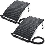Monzana&reg; Sonnenkollektor Pool 2X 112x55x14cm 10000 L/h H&ouml;henverstellbar...