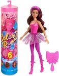 Barbie Color Reveal Puppe und Accessoires, Ballerina-Serie, 6 &Uuml;berraschungen zum