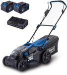 Scheppach Akku Rasenm&auml;her BC-MP430-X | 43cm Schnittbreite | f&uuml;r 600-700m&sup2; |...