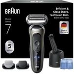 Braun Series 7 Rasierer Herren Elektrisch, Elektrorasierer, 60 Min. Akku, 4in1