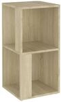 vidaXL Lagerschrank mit 2 Regalf&auml;chern Stahlschrank Sideboard Kommode Anrichte