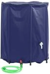 vidaXL Wassertank mit Wasserhahn, Regenwassertank mit ABS-Auslassventil